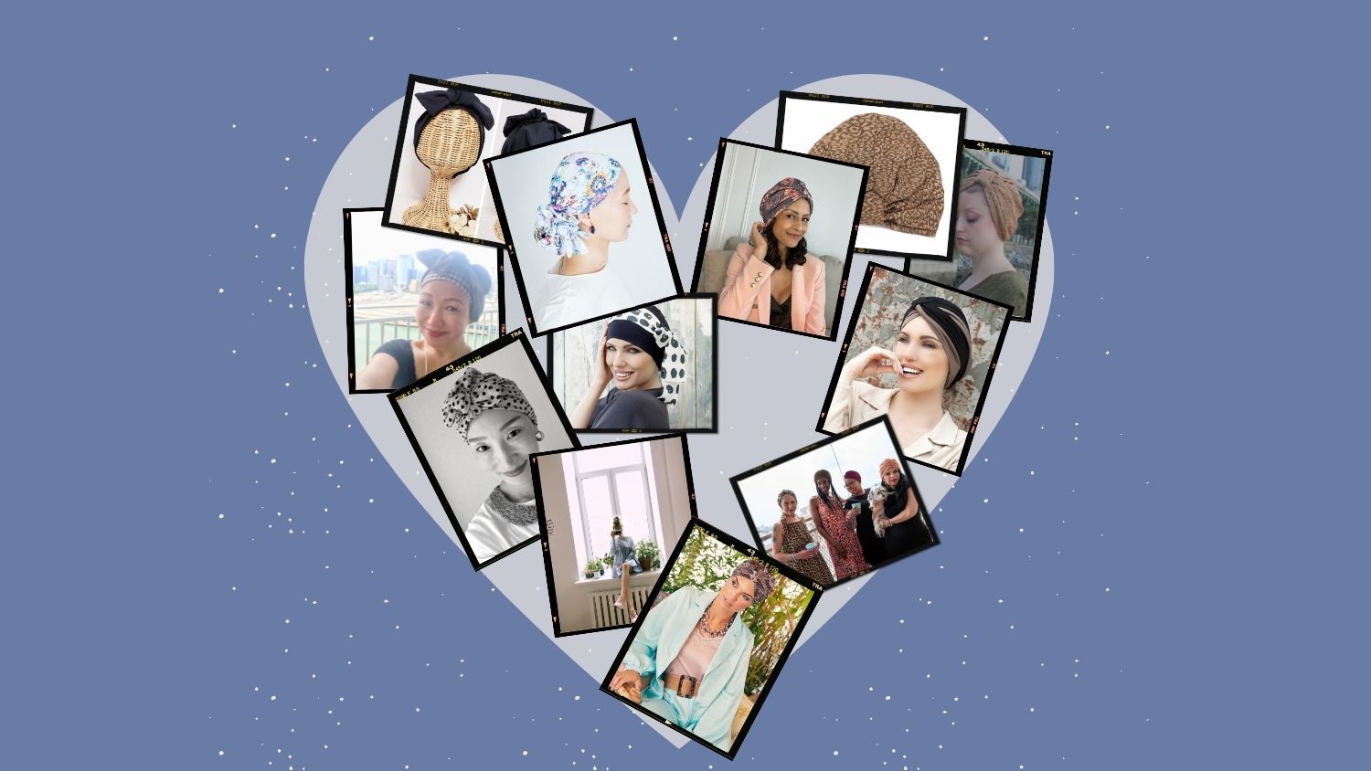 ヘッドウエアを楽しむ女性達